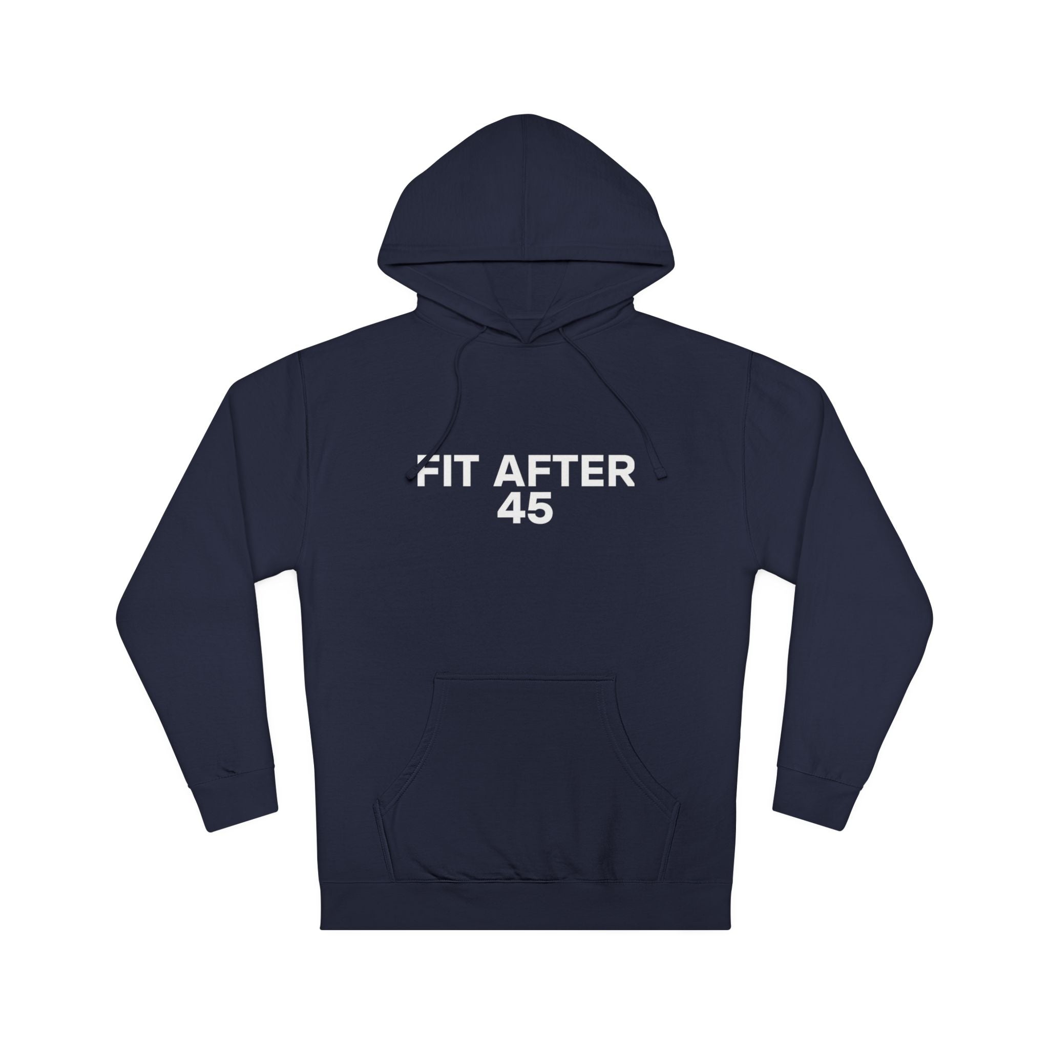 Fit After 45™ Classic Pullover Hoodie — Minimal Athletic Style