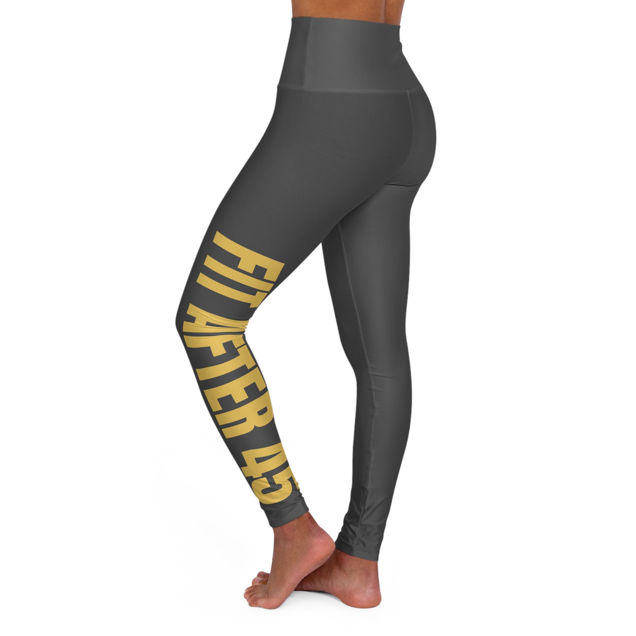 Fit After 45 Women’s Athletic Leggings — Charcoal