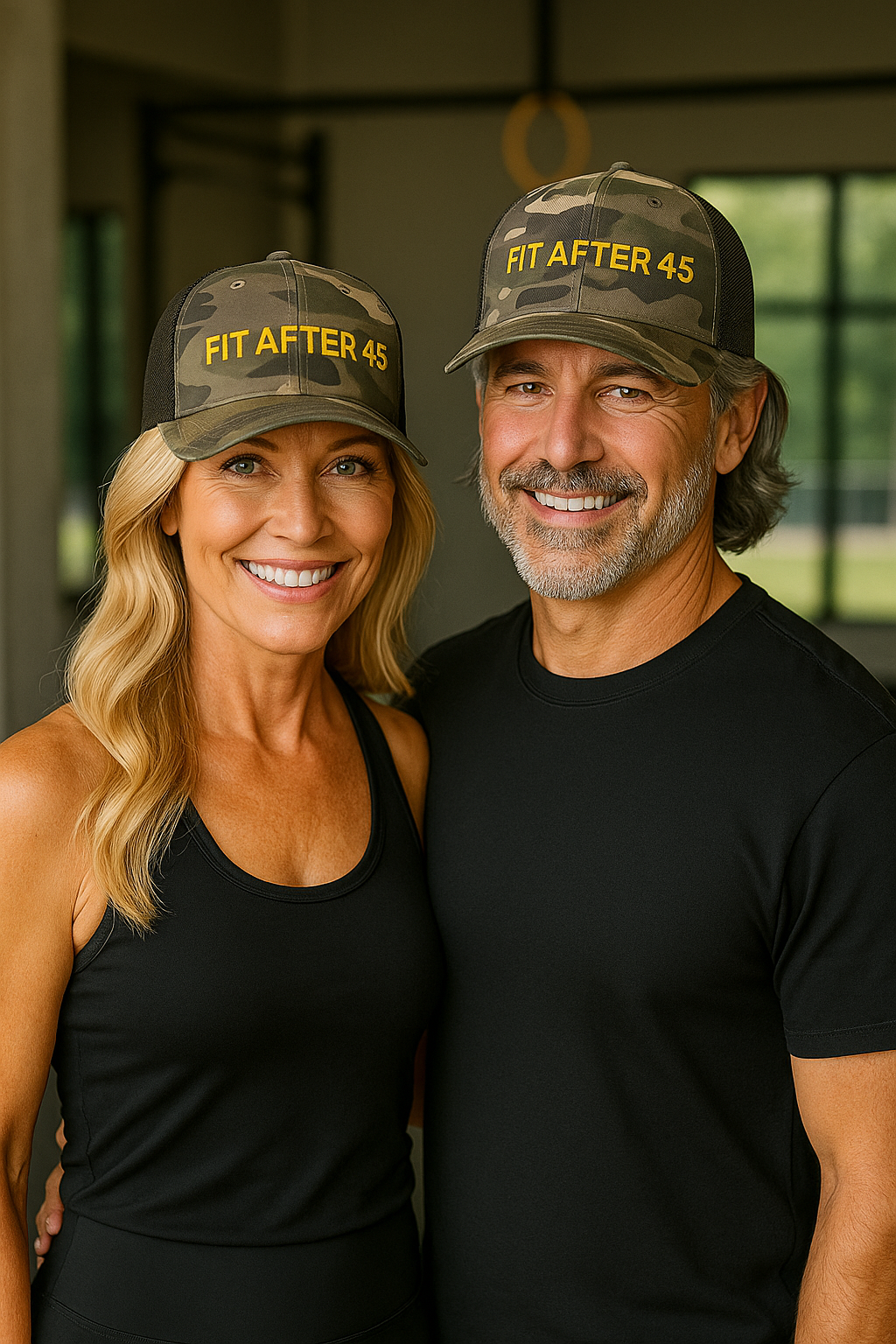 Fit After 45 Camo Trucker Hat — Lightweight Embroidered Outdoor Dad Cap