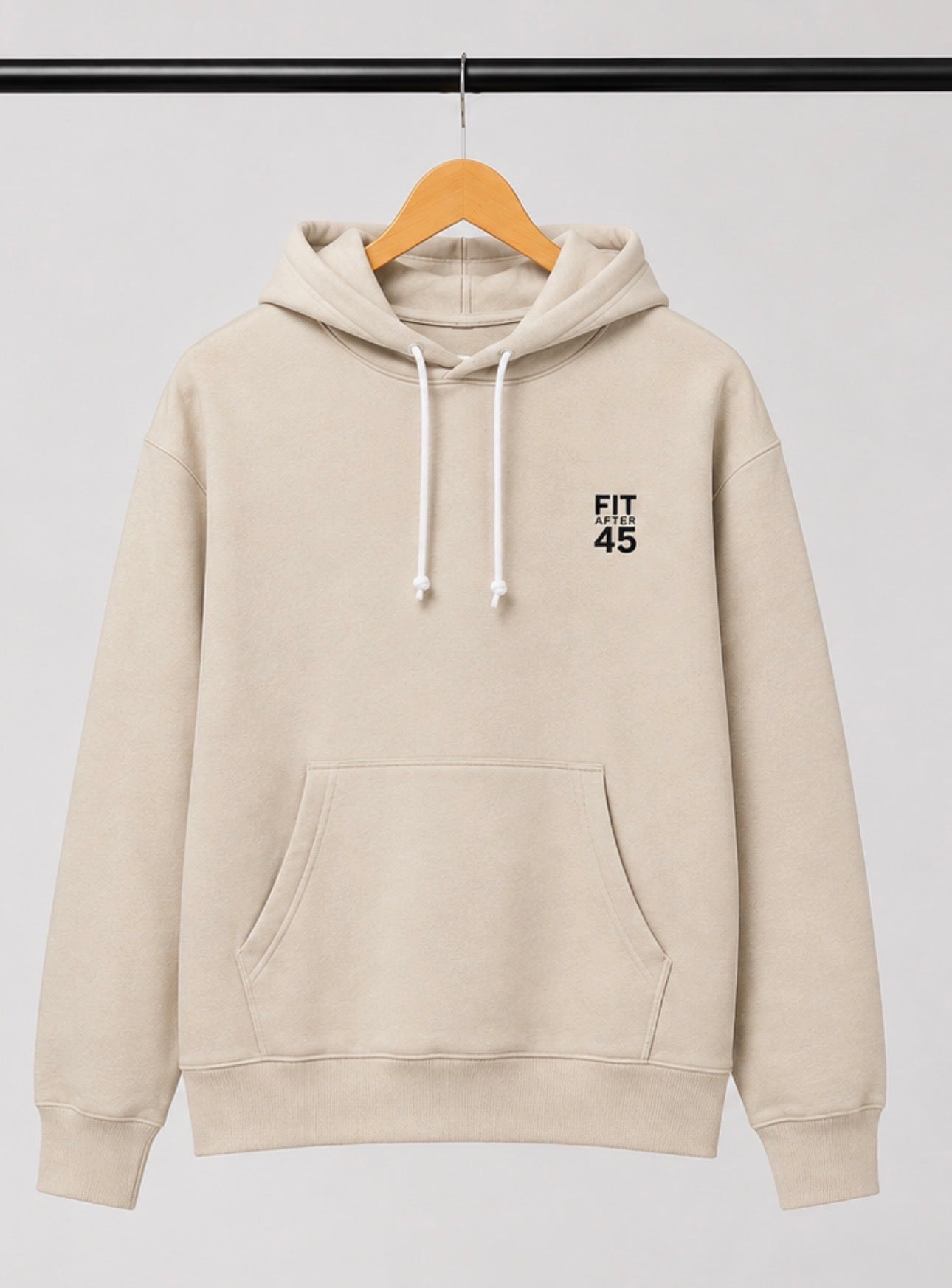 Fit After 45 Women's Classic Hoodie – Bleached Linen
