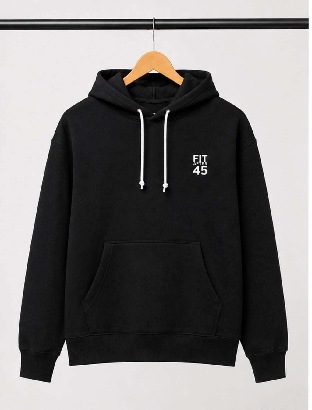Fit After 45 Women's Premium Classic Hoodie – Black