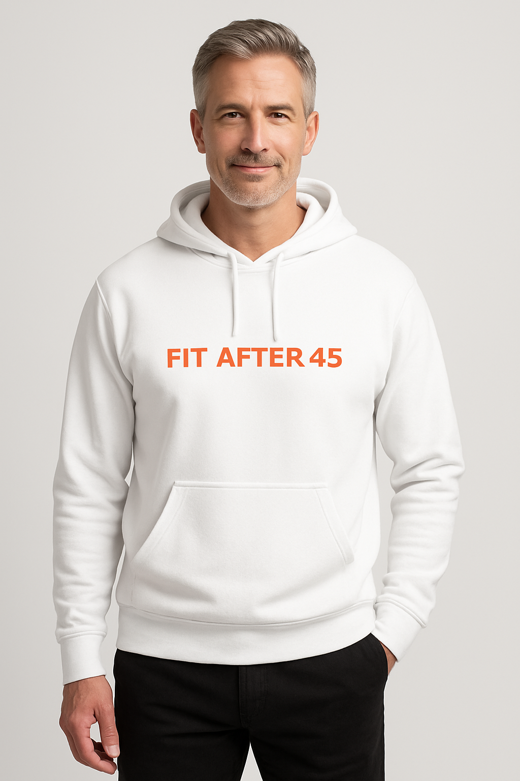 Fit After 45 Hoodie — Men’s Athletic Warmup Pullover