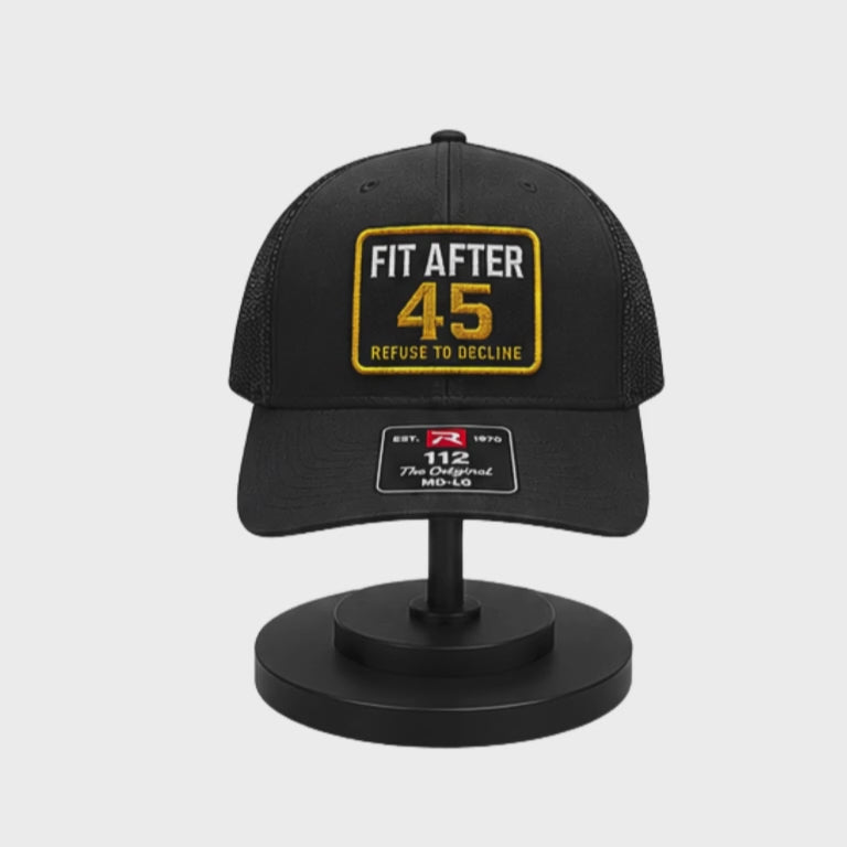Fit After 45™ Premium Patch Hat